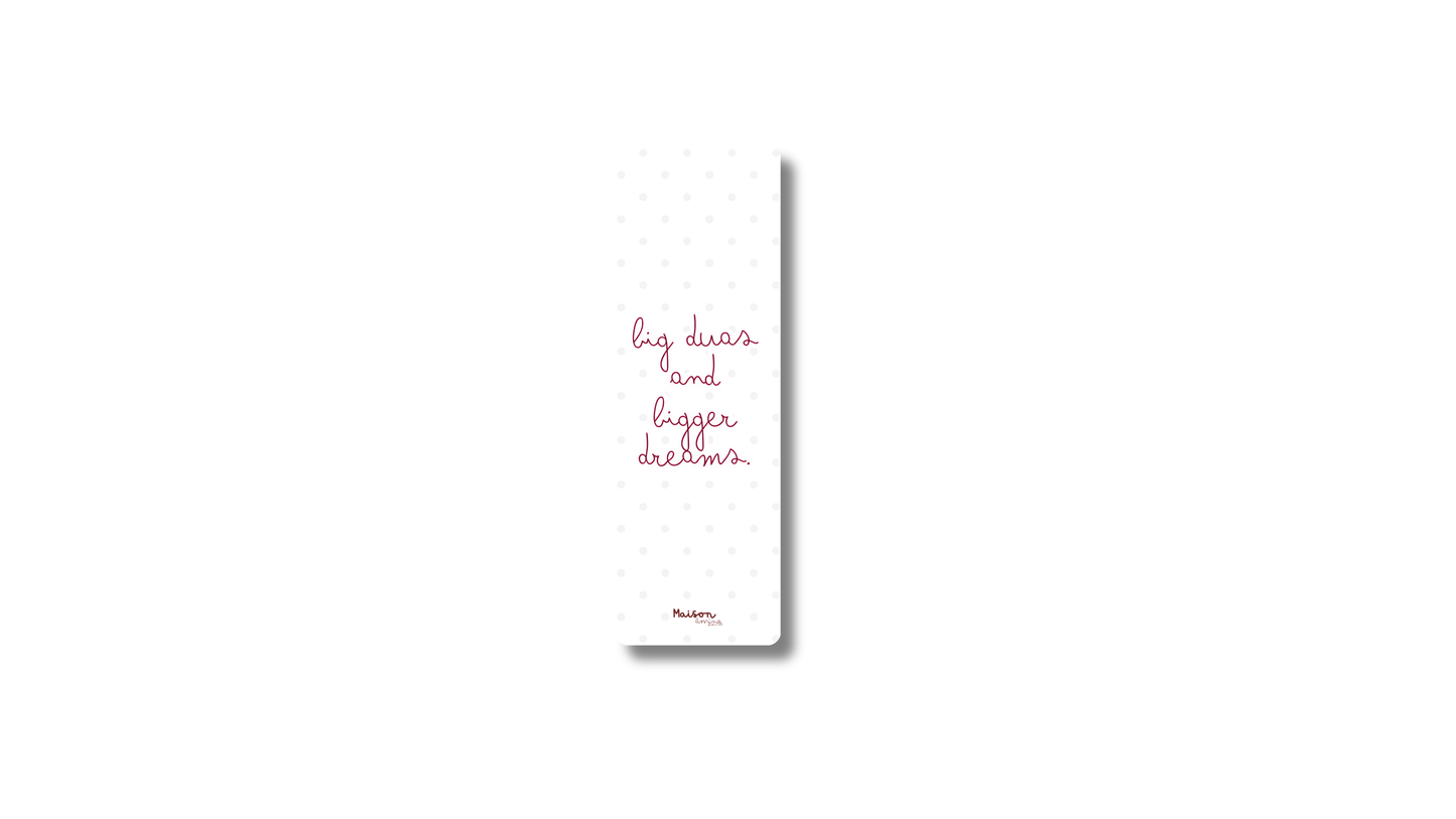 Marque page White