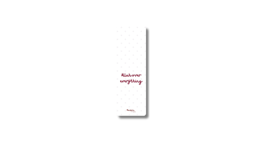 Marque page White