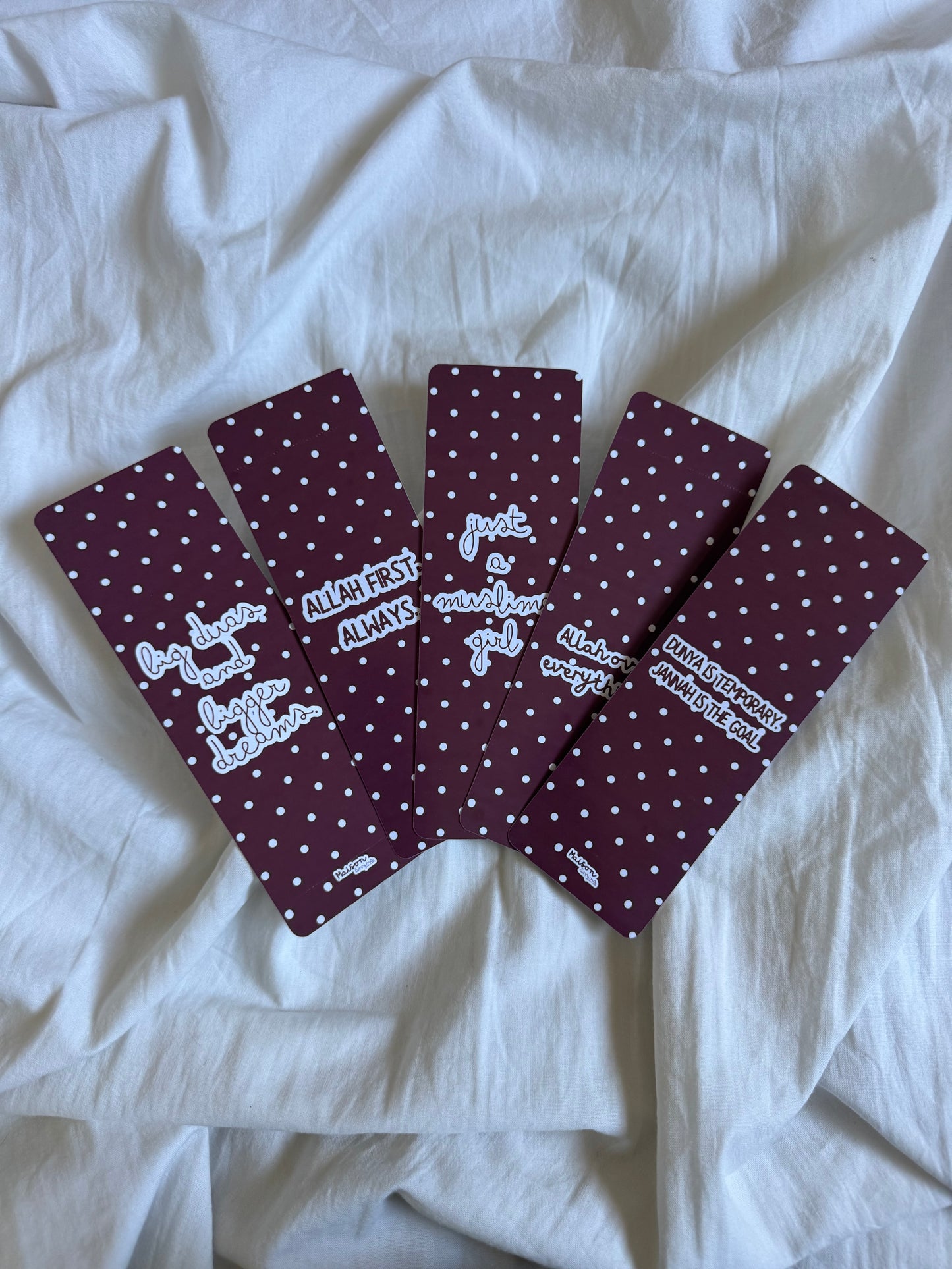 Marque page Burgundy