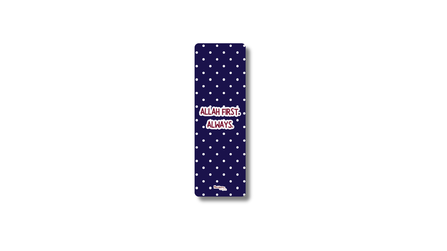 Marque page bleue