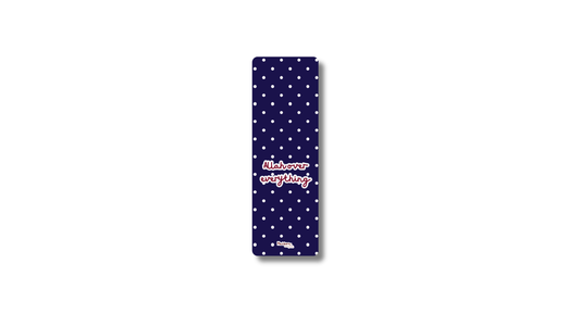Marque page bleue