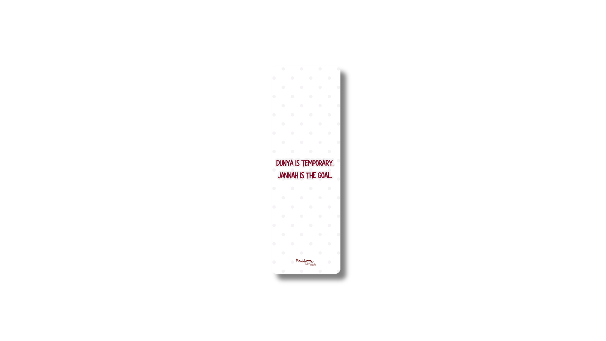 Marque-page White